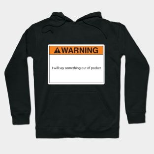 Warning label Hoodie